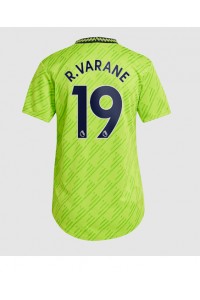 Fotbalové Dres Manchester United Raphael Varane #19 Dámské Třetí Oblečení 2022-23 Krátký Rukáv